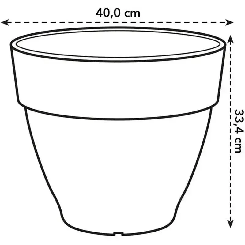 Elho Vibia Campana Round Plant Pot - Various Colours / Sizes Available