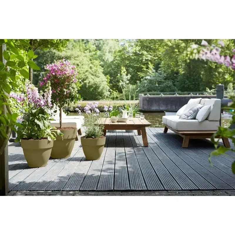 Elho Vibia Campana Round Plant Pot - Various Colours / Sizes Available