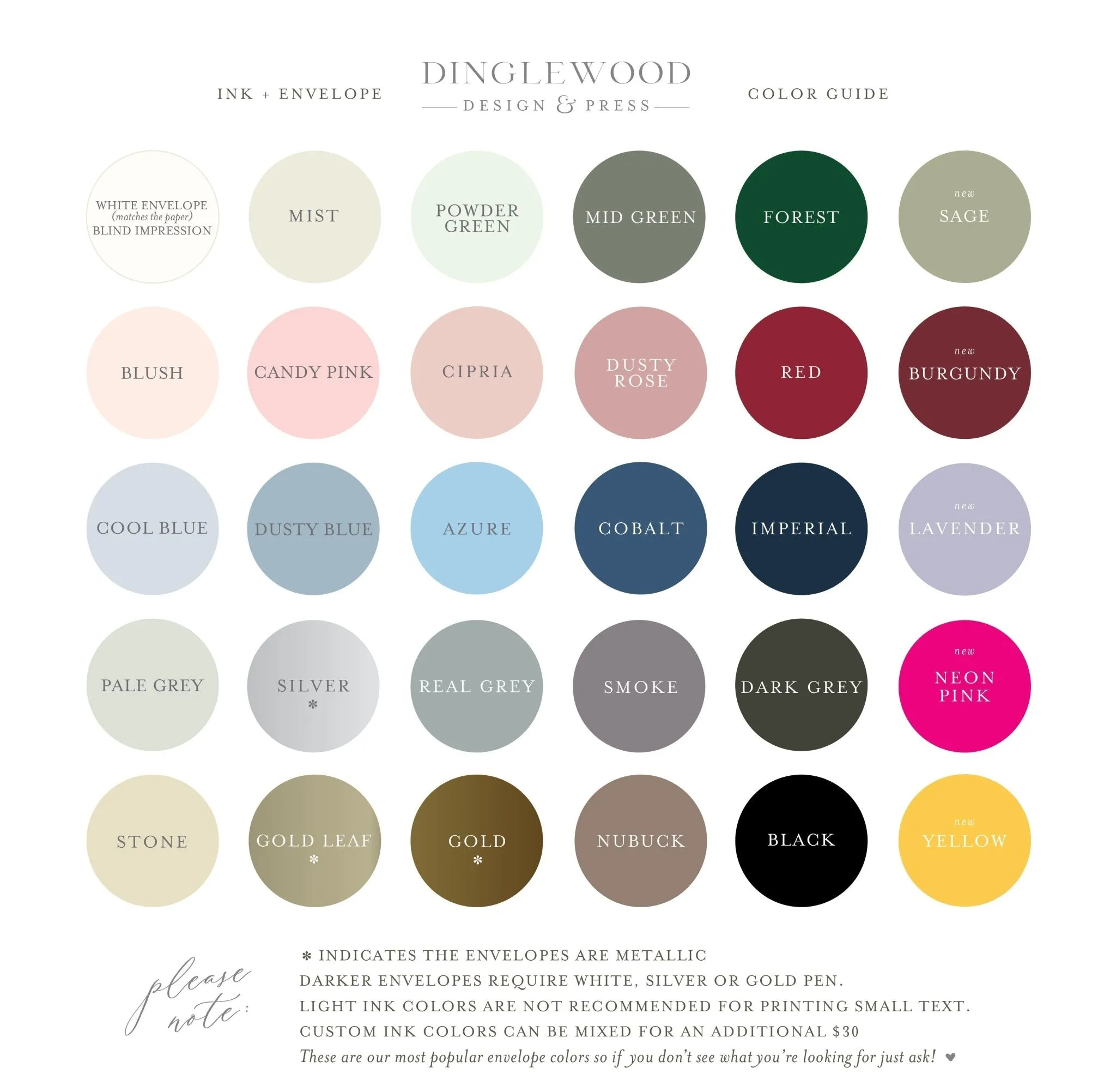 Emily - Letterpress Stationery