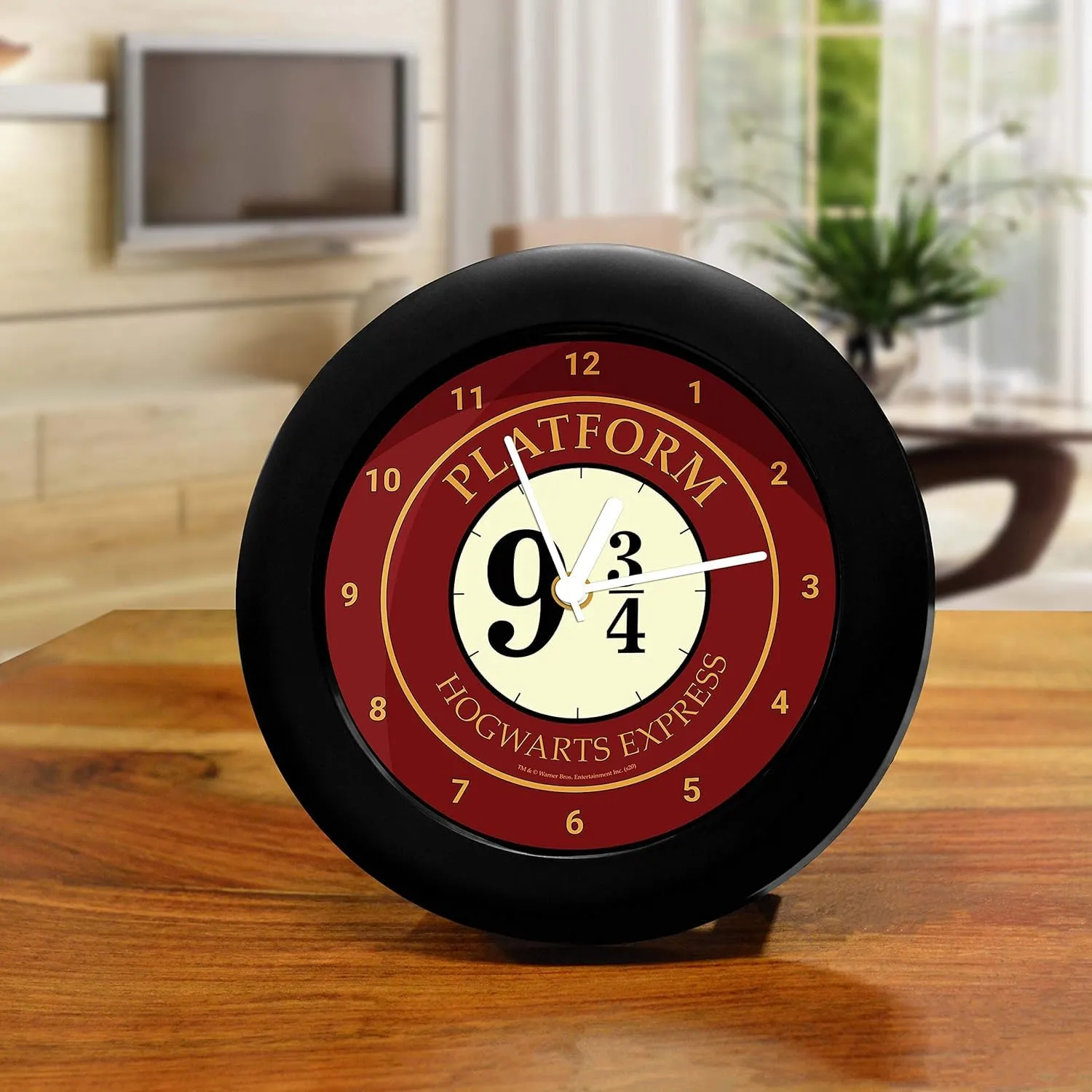Epic Stuff - Harry Potter - Hogwarts 9 3/4 Table Clocks New | Desk Clock | Table Clock for Home Decor |Table Clock for Office Gift Birthday Gift, (India
