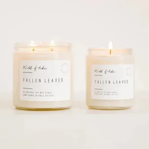 Fallen Leaves Double Wick Candle