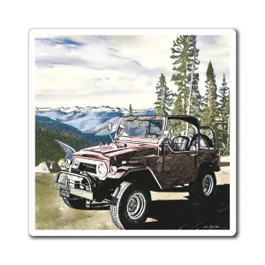 FJ40 Land Cruiser Magnet - Reefmonkey Artist Jesse Clark