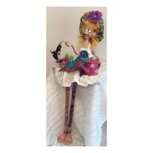 Gardening Art in Paper Mache Humorous Whimsical Sculptures by Naava Naslavsky