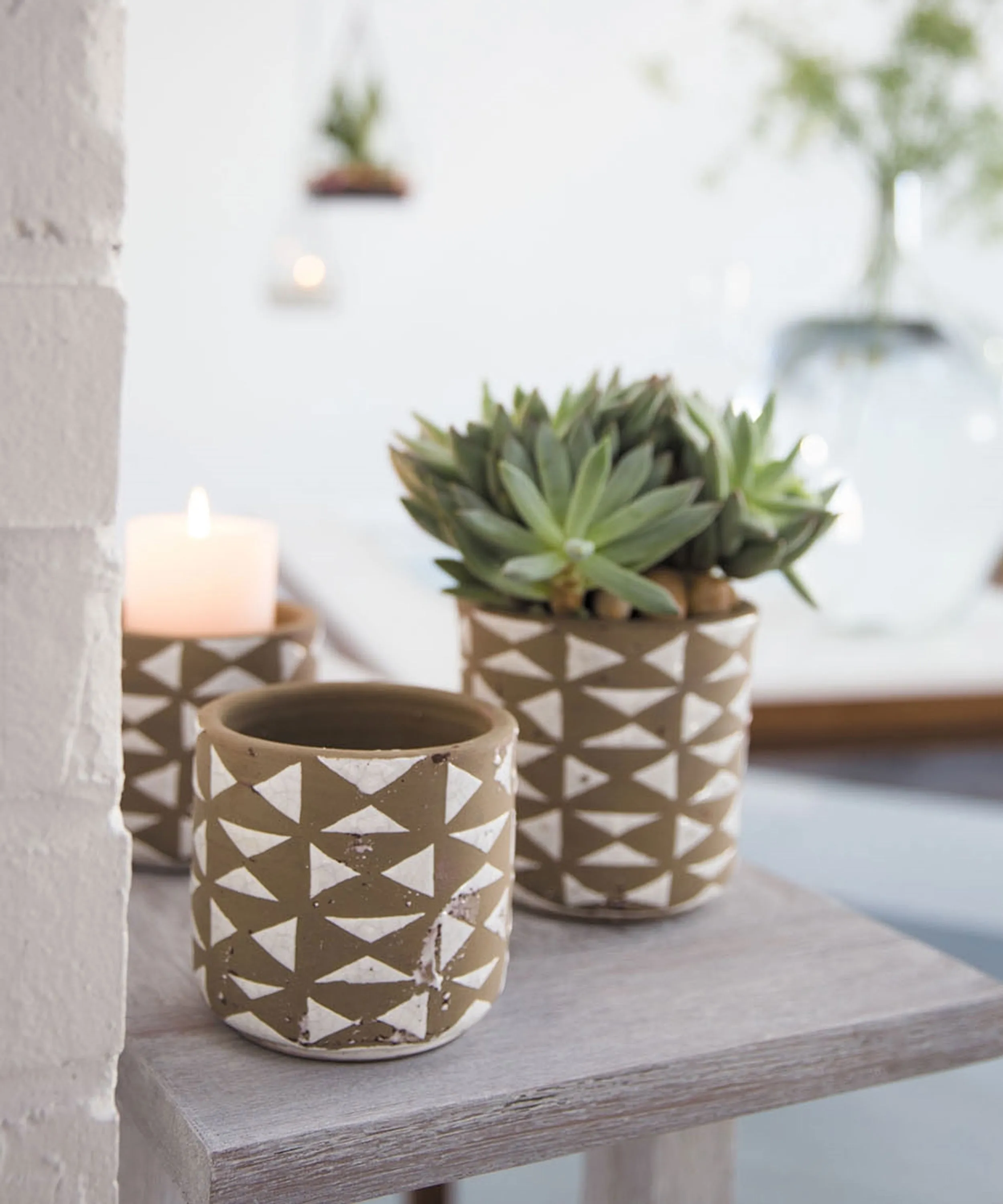 Geometric Triangle Planter
