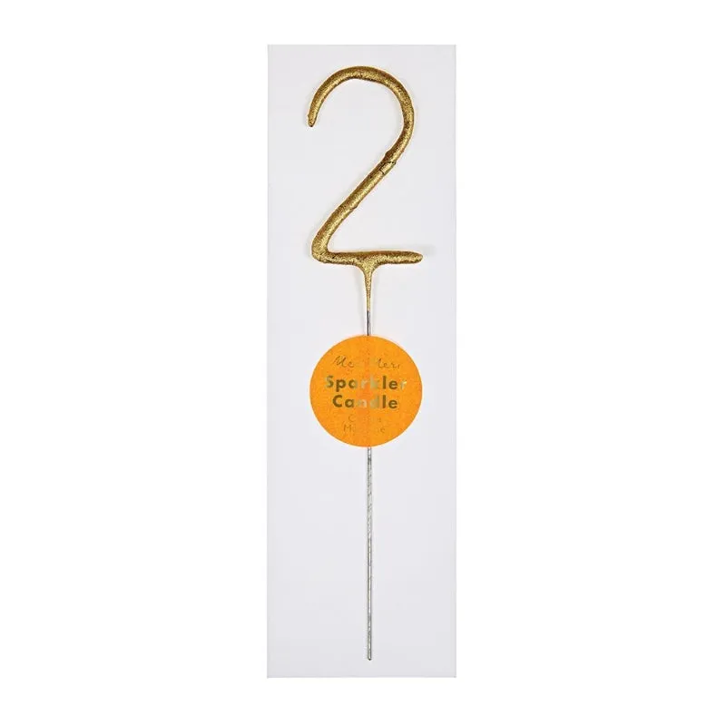 Gold Sparkler Candle - 2