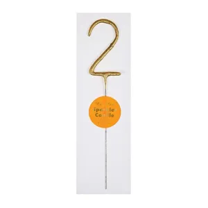 Gold Sparkler Candle - 2