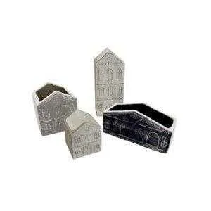 Grey House Pot