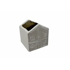 Grey House Pot