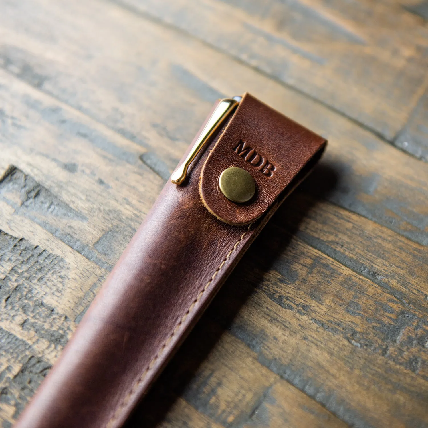 Hand-Turned Rose Wood Fountain Pen   Personalized Pen Sleeve