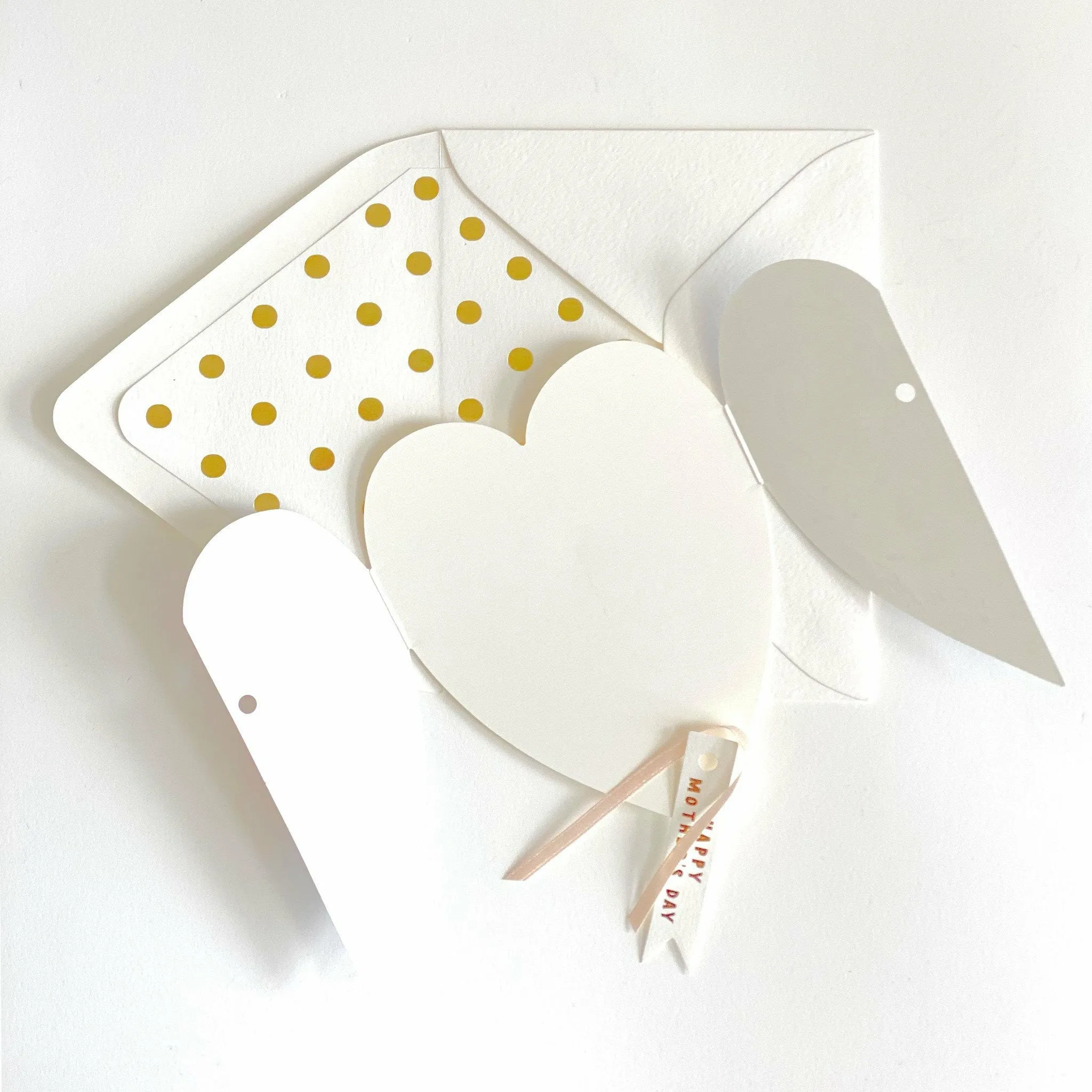 Happy Mother's Day Folding Heart Card/Blue