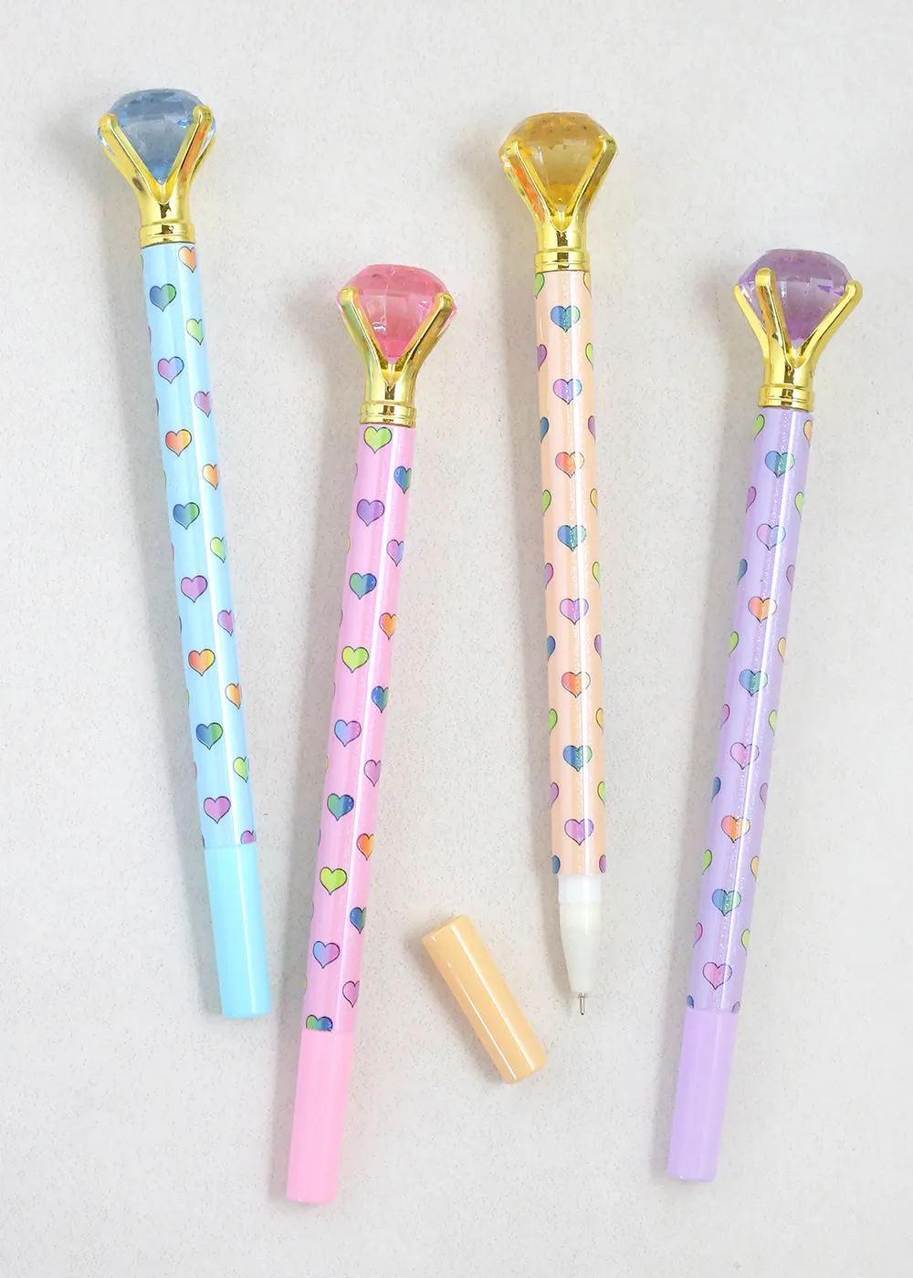 Heart & Diamond Top Pen