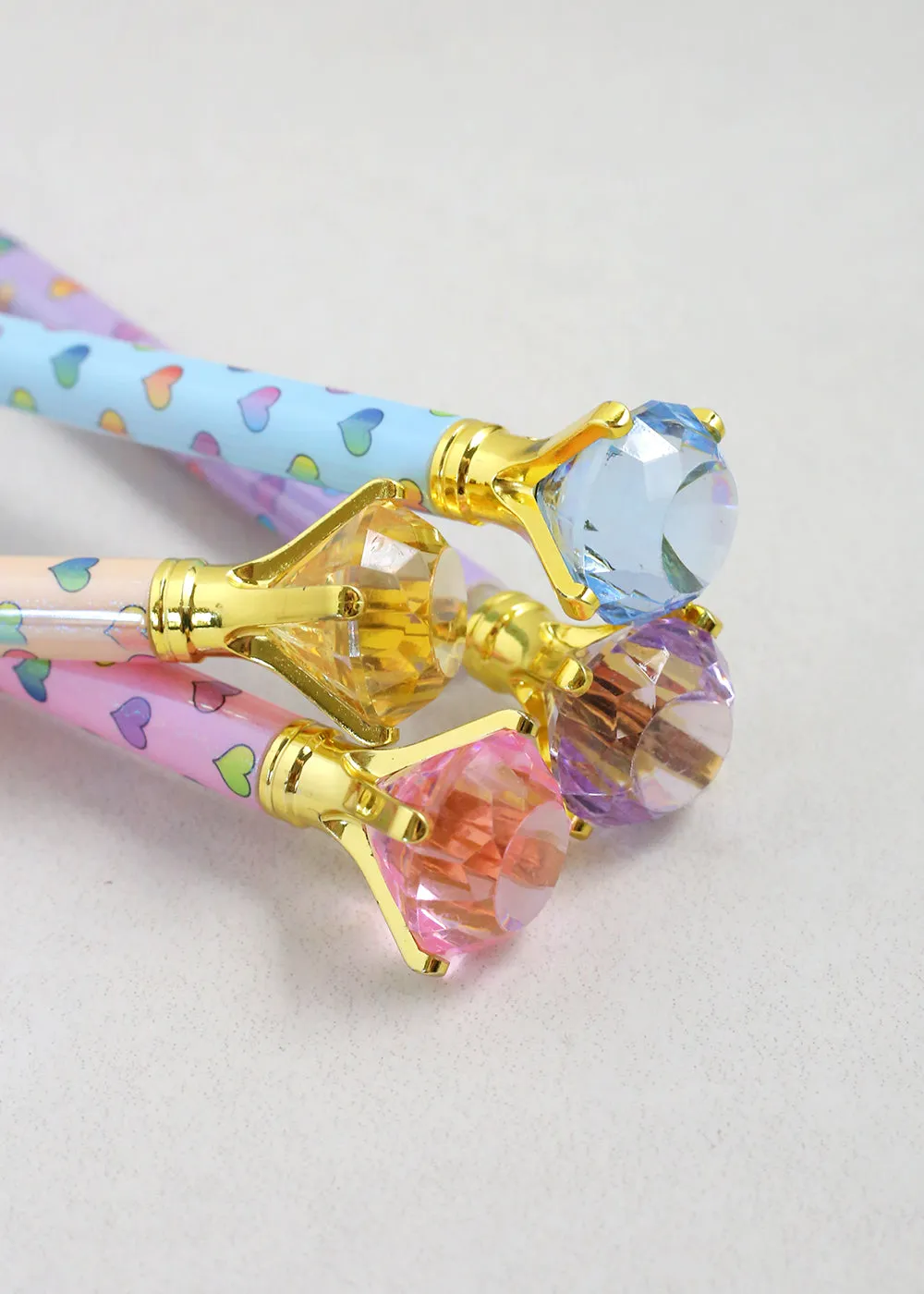 Heart & Diamond Top Pen