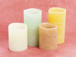 Honey Vanilla Scented Flameless Candle (4")
