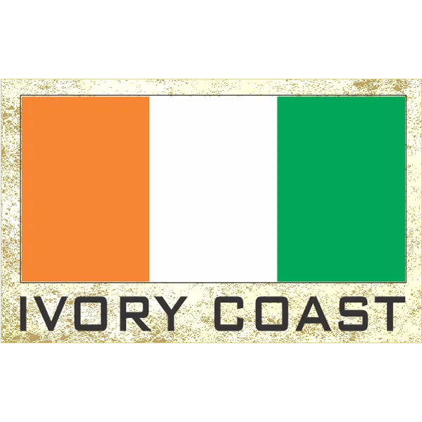 Ivory Coast Fridge Magnet