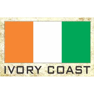 Ivory Coast Fridge Magnet