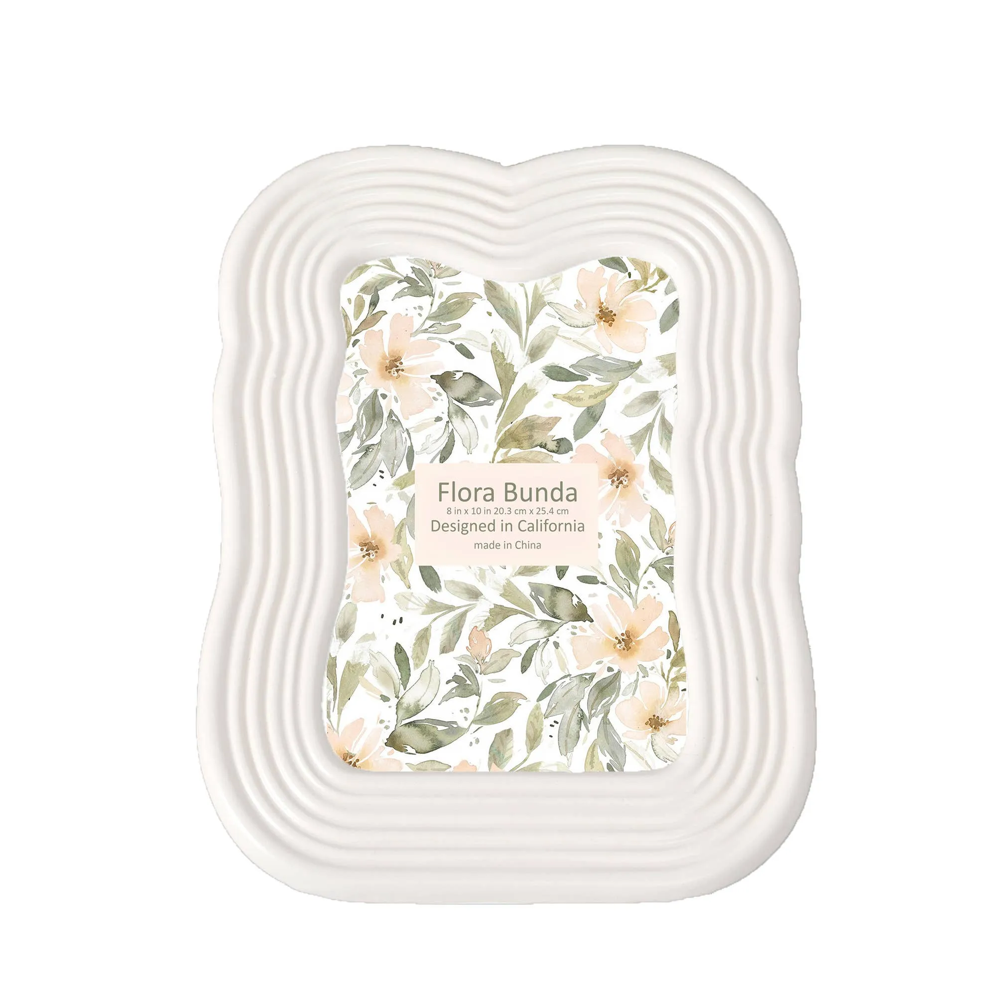 Ivory Curves Ceramic Frame