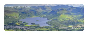 Keswick and Derwent Water Panoramic Fridge Magnet
