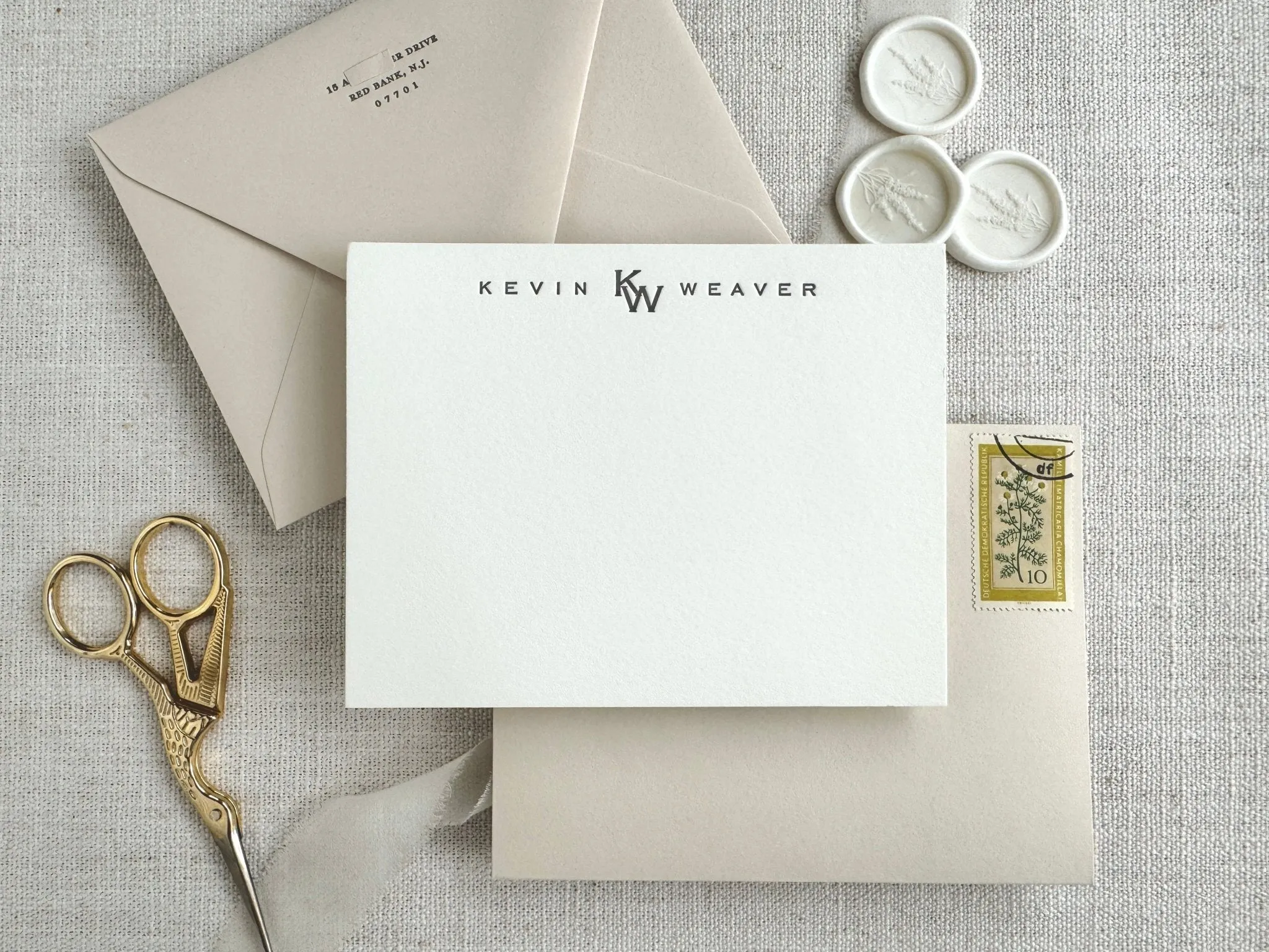 Kevin KW- Letterpress Stationery