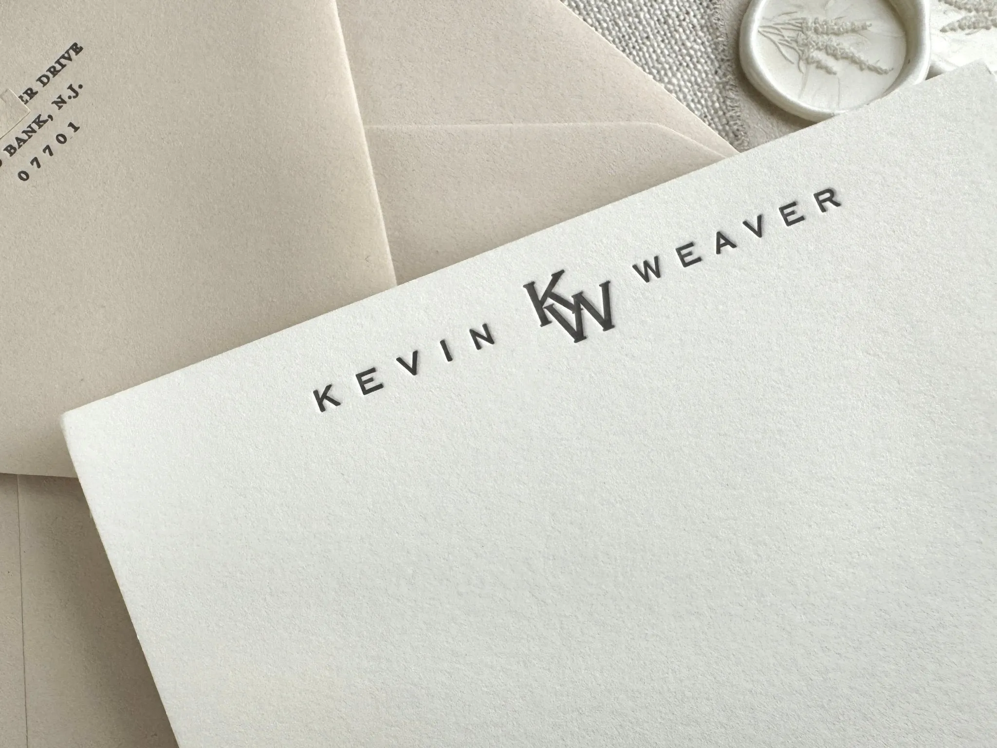 Kevin KW- Letterpress Stationery