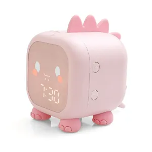 Kids Alarm Clock Cute Dinosaur Digital Alarm Clock For Kids Bedside Clock Children'S Sleep Trainier Wake Up Night Light Relojes