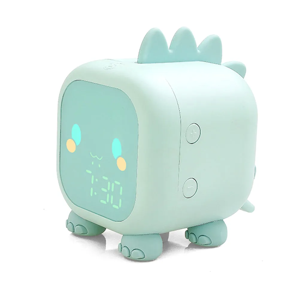 Kids Alarm Clock Cute Dinosaur Digital Alarm Clock For Kids Bedside Clock Children'S Sleep Trainier Wake Up Night Light Relojes