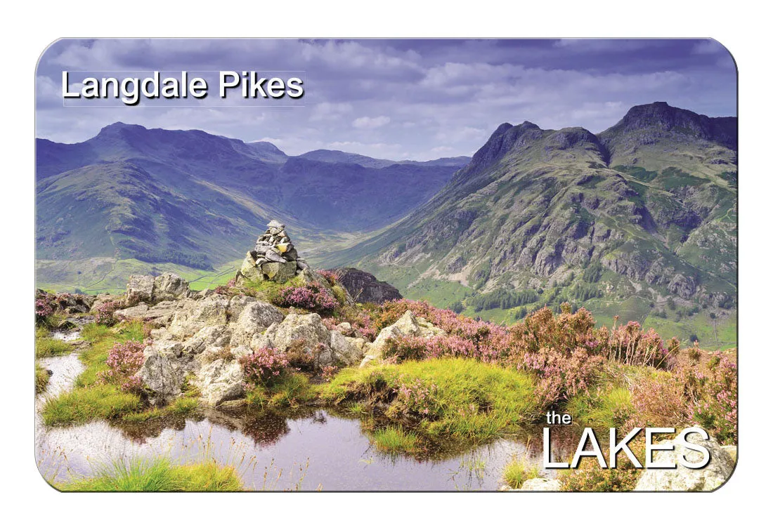 Langdale Pikes Flexible Fridge Magnet