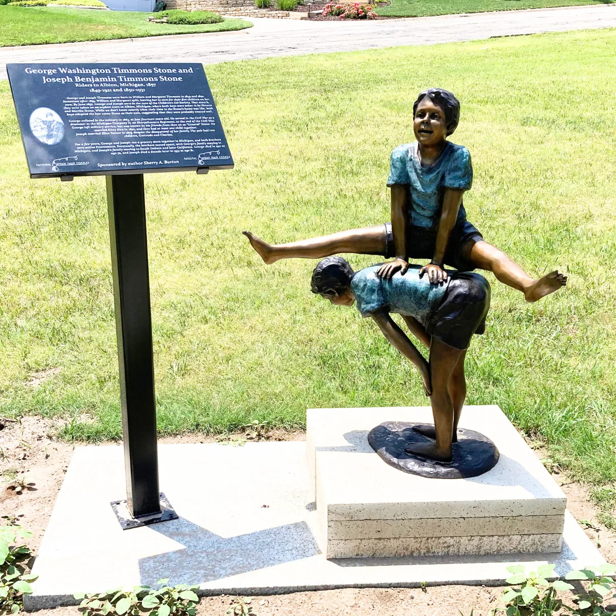 Leapfrog Brothers Statue