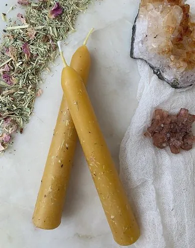 Libra Beeswax Ritual Candles