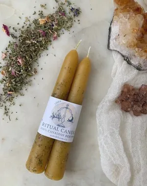 Libra Beeswax Ritual Candles