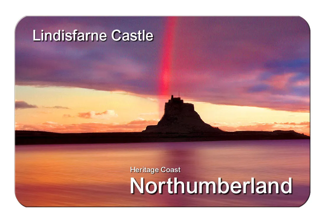 Lindisfarne Castle Flexible Fridge Magnet