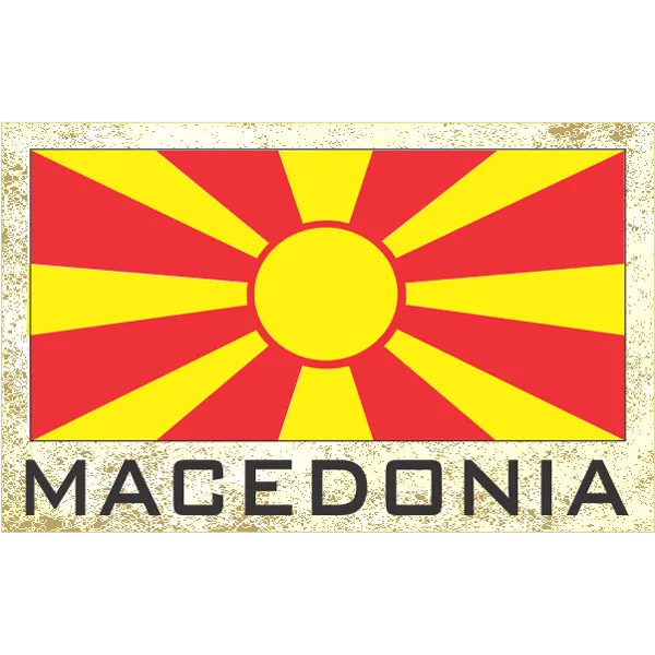 Macedonia Fridge Magnet
