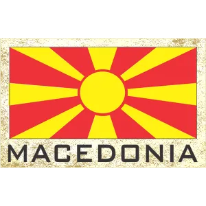 Macedonia Fridge Magnet