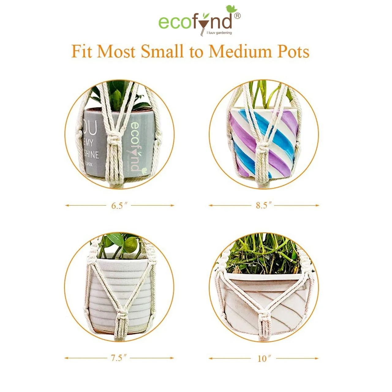 Macrame Plant Hanger (Set of 2)