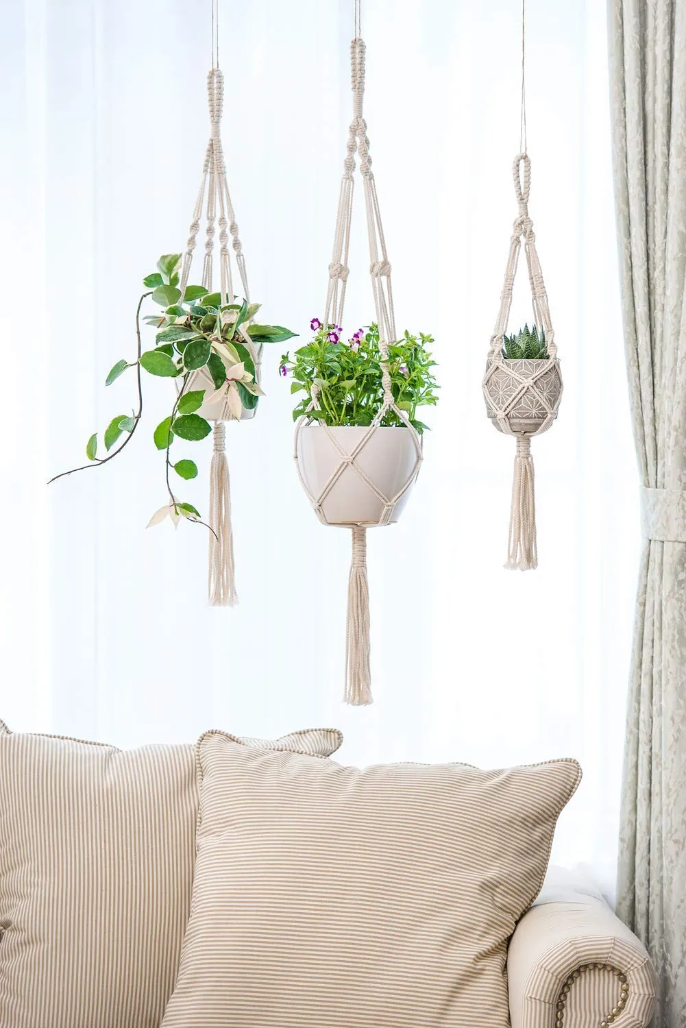 Macrame Plant Hanger (Set of 2)