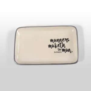 “Manners Maketh The Man” The Kingsman - Valet Tray with Quote