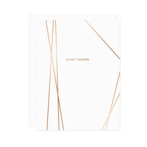 Many Thanks Card