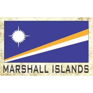 Marshall Islands Fridge Magnet