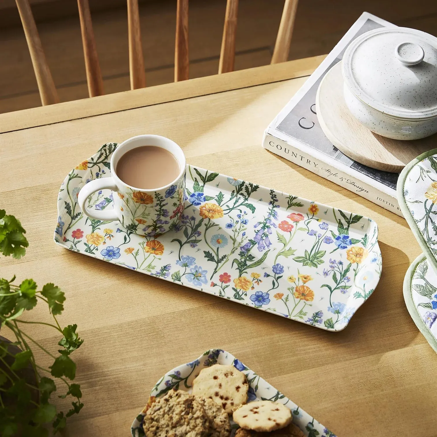 Melamine Tray "Cottage Garden"