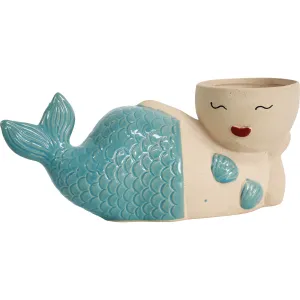 Mermaid Planter Aquamarine