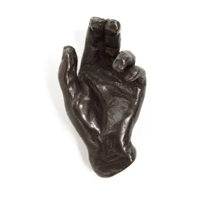 Miniature Cast Bronze Hand in Blessing Gesture