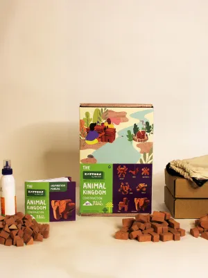 Miniature Terracotta Bricks 7 D.I.Y. Animal Kingdom Construction Set