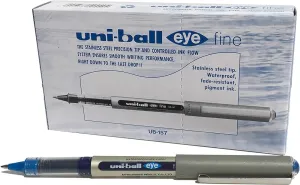 Mitsubishi Eye Needle Roller Pen 0.7mm Blue / Black Pack