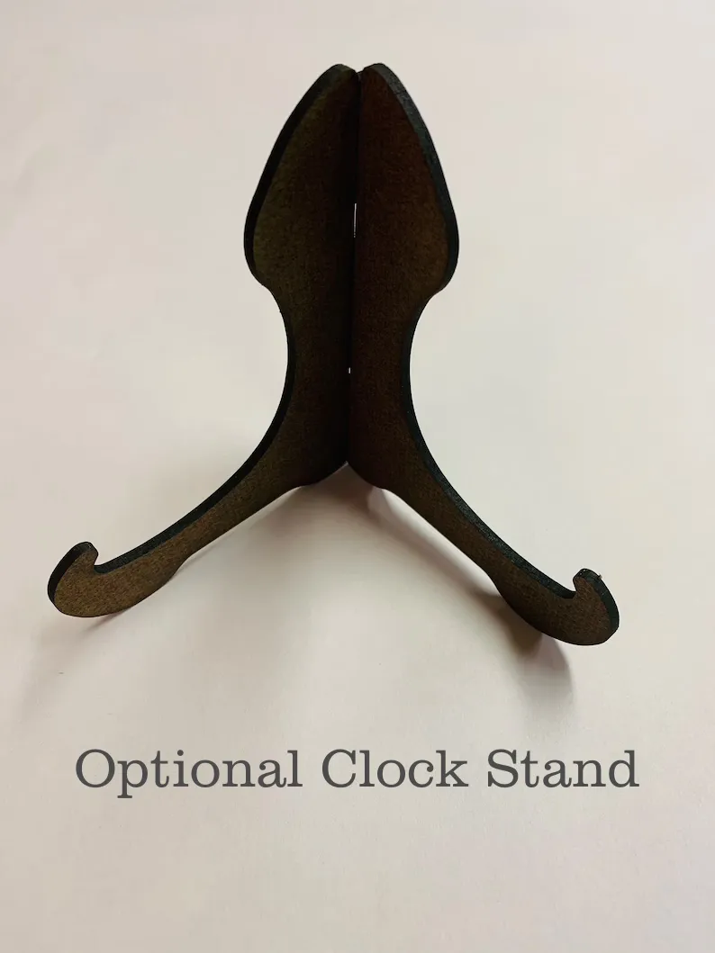 Motorcycle Clock with Custom Wording- Unique Motorcycle Clock