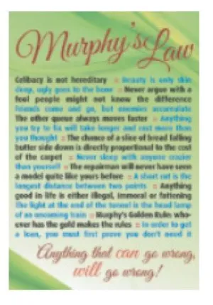 MURPHY'S LAW