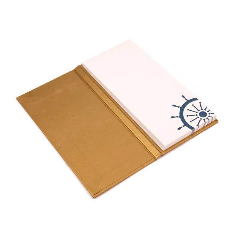 Nautical Explorer Gift Set <br> Notecards & Folded Cards with Matching Envelopes & Notepad <br><span style="font-size: 10px;">Set of 25, Can be Personalised</span>