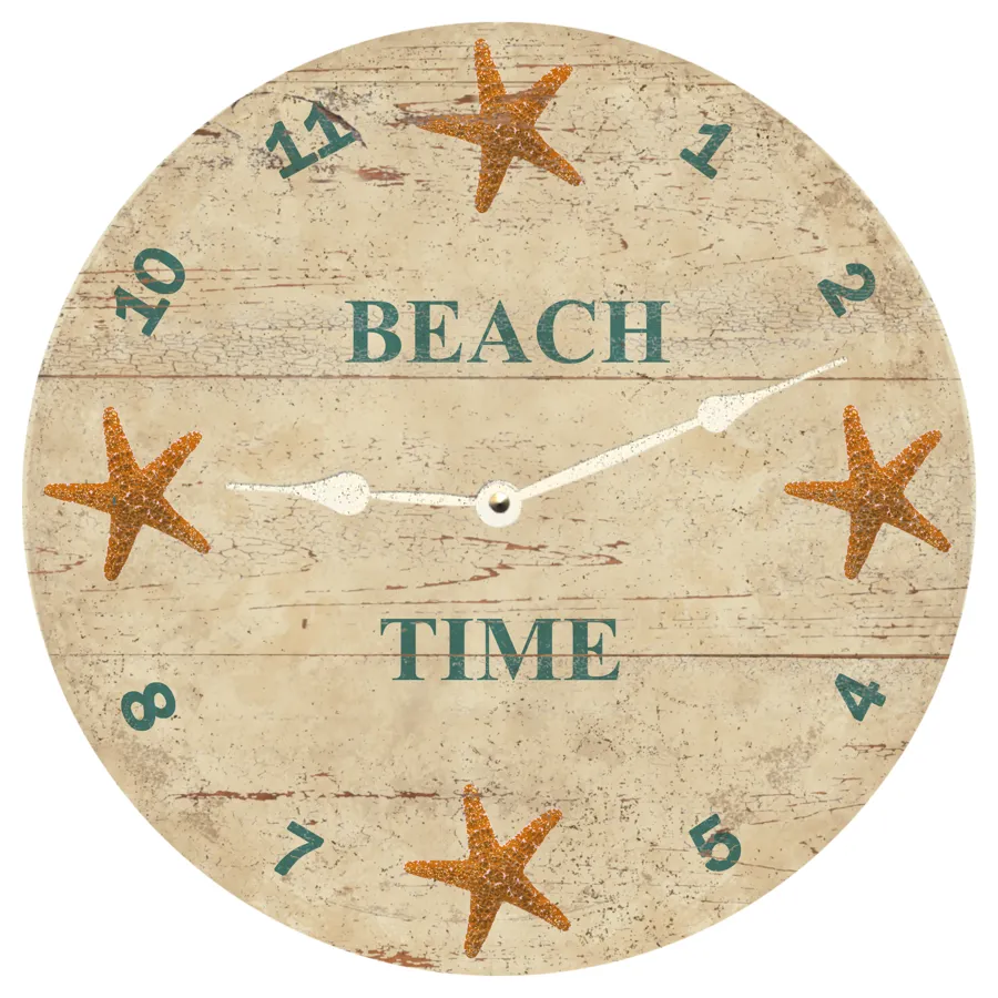 Nautical Starfish Clock