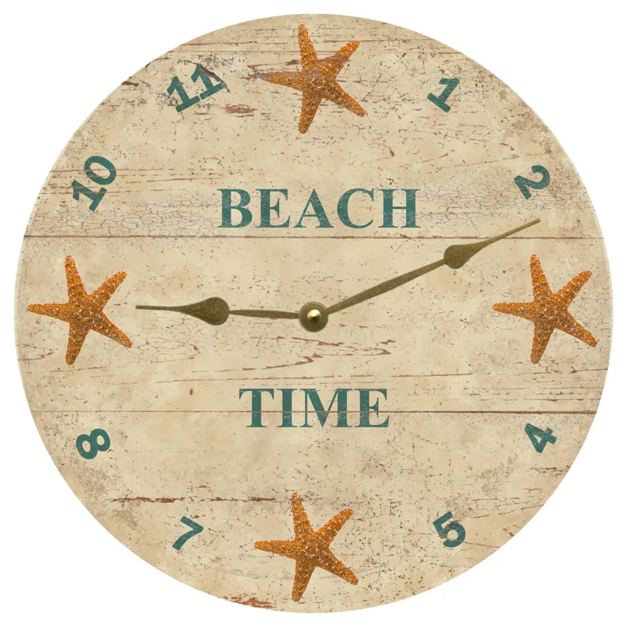 Nautical Starfish Clock