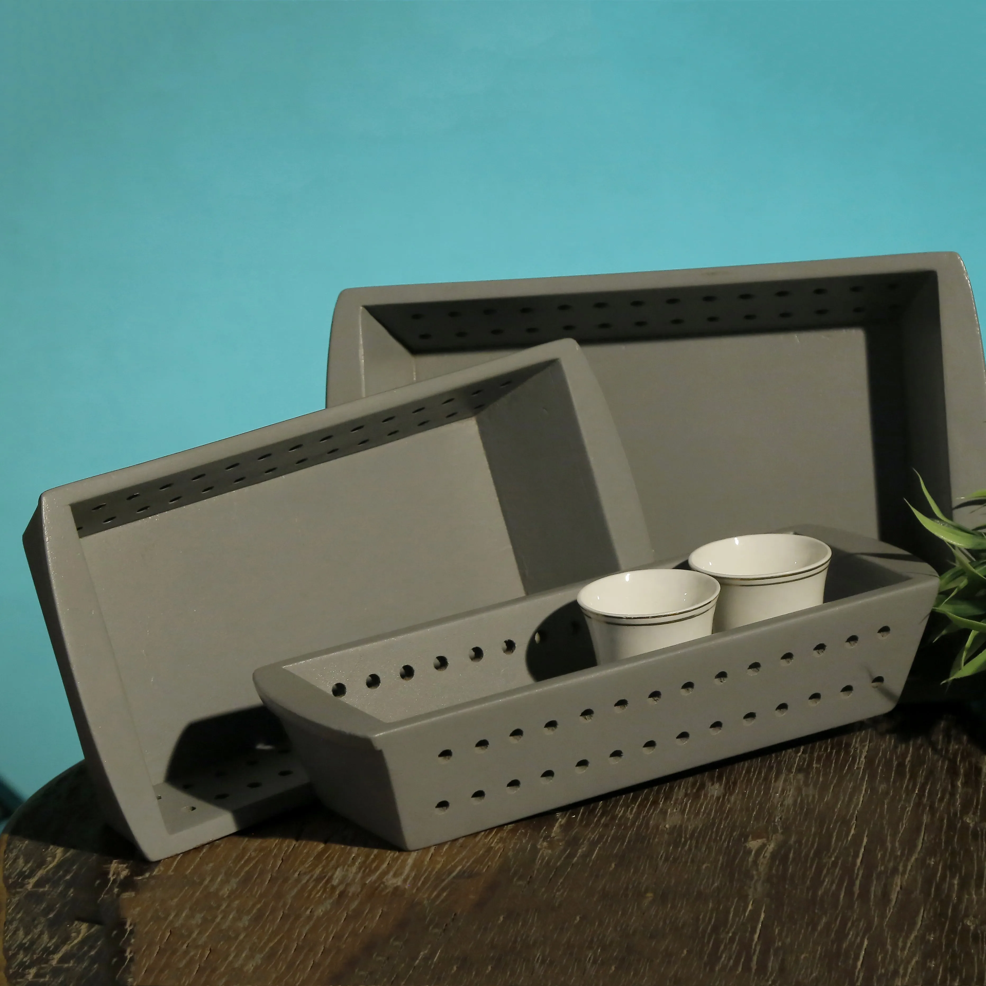 Nested Dot Tray Set