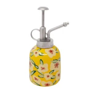 Nostalgia Imports Plant Mister & Spray Bottle - Floral Yellow (Ì)