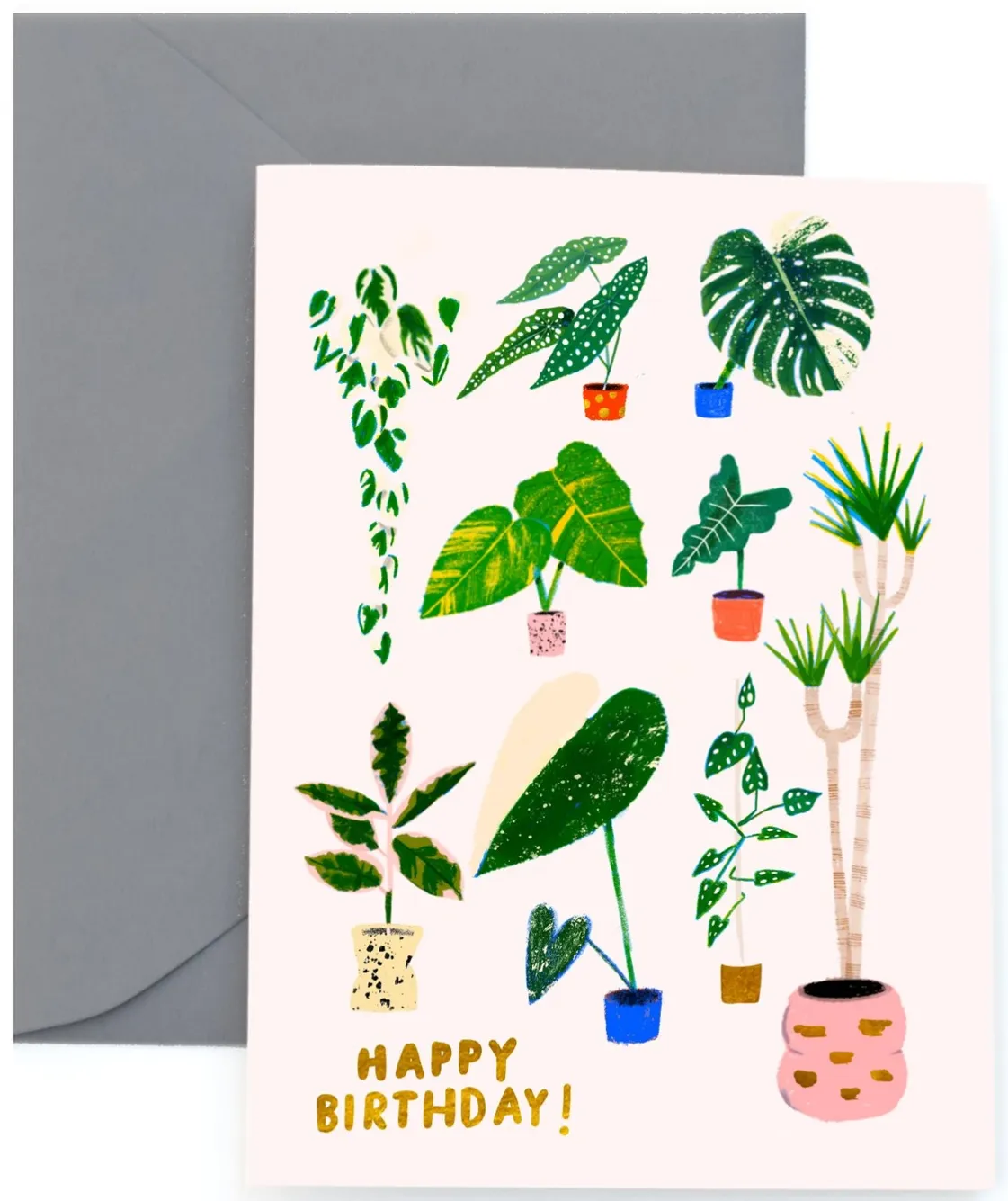 Notecard Birthday Garden